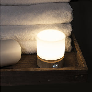 Rechargeable Night Lamp Dimmable with Rotatable Shutdown Timer