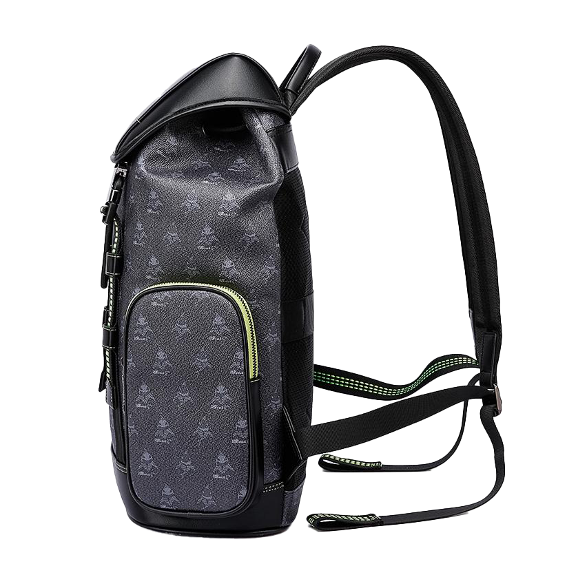Mark Fairwhale Unisex Business Travel Laptop Backpack with Luggage Strap – Black