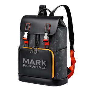 Mark Fairwhale Unisex Business Travel Classic Modern Laptop Backpack – Black