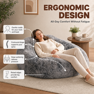 Compressed Sofa Chair Adult Bean Bag Chair Memory Foam Lazy Chair
