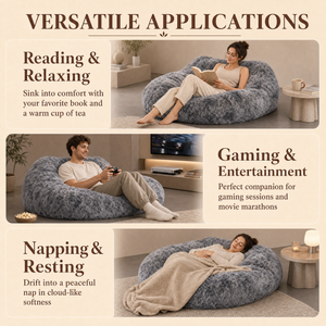 Compressed Sofa Chair Adult Bean Bag Chair Memory Foam Lazy Chair