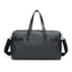 Monogram business travel gym duffel bag with shoe compartment