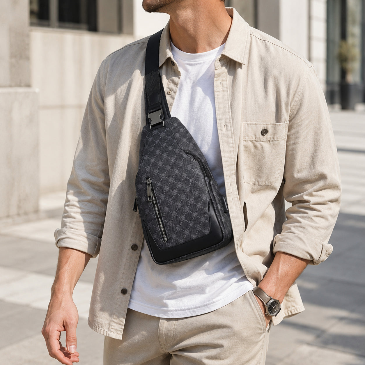 GagaFast crossbody bag worn for daily carry