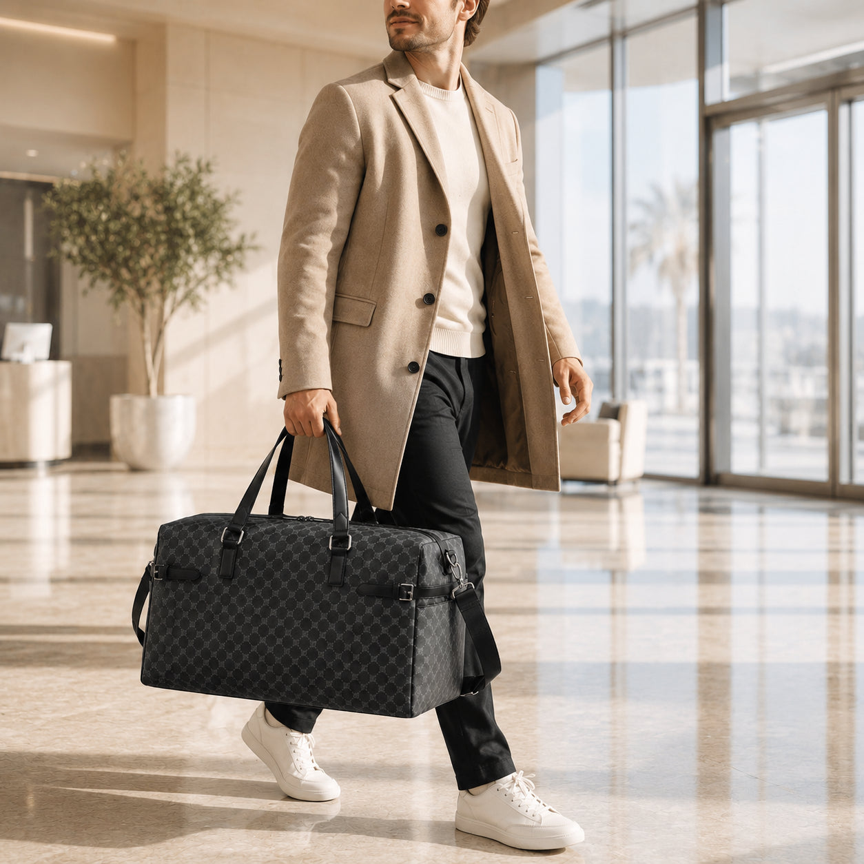 GagaFast duffel bag carried for travel
